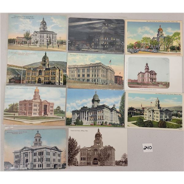 Montana Court House Postcards 11