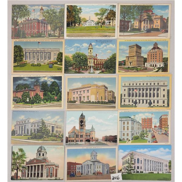 North Carolina Court House Postcards 24