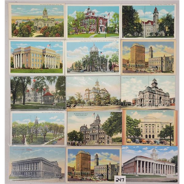 Ohio Court House Postcards 50+