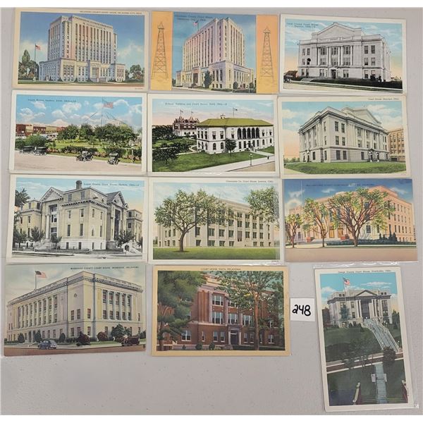 Oklahoma Court House Postcards 12