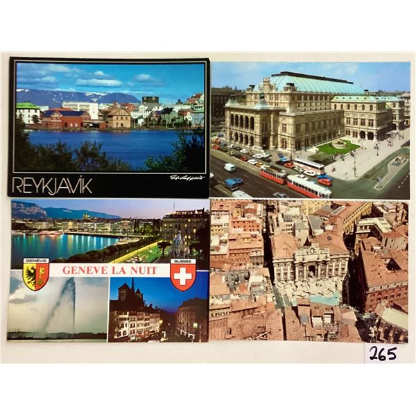 Continental Chrome International Postcards Approx. 500