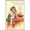 Image 2 : Set of 4 Clapsaddle St. Patrick's Day Children Holiday Greeting Postcards