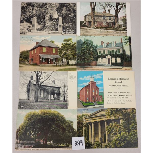 Group of 60 "Only, Smallest, Firsts" Postcards
