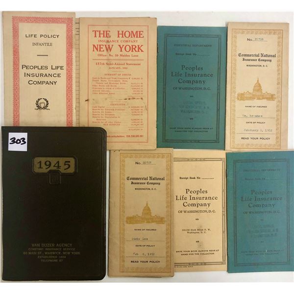 Vintage Insurance Related Paper 18 Pieces