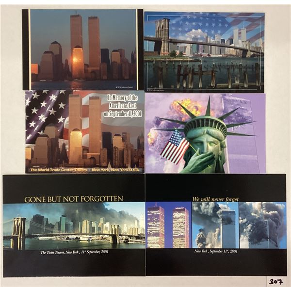 Group of 100+ 9/11 Postcards