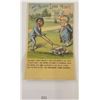 Image 2 : Novelty Trade Card The President Lawn Mower Black Americana Advertising