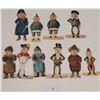 Image 1 : Group of 10 Paper Doll Lion Coffee Advertising