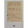 Image 2 : Adam Ironsides, The Steam Man or Steam Walking Machine Advertising Trade Card