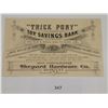 Image 2 : "Trick Pony" Mechanical Toy Savings Bank Shepard Hardware Co. Buffalo, NY Trade Card