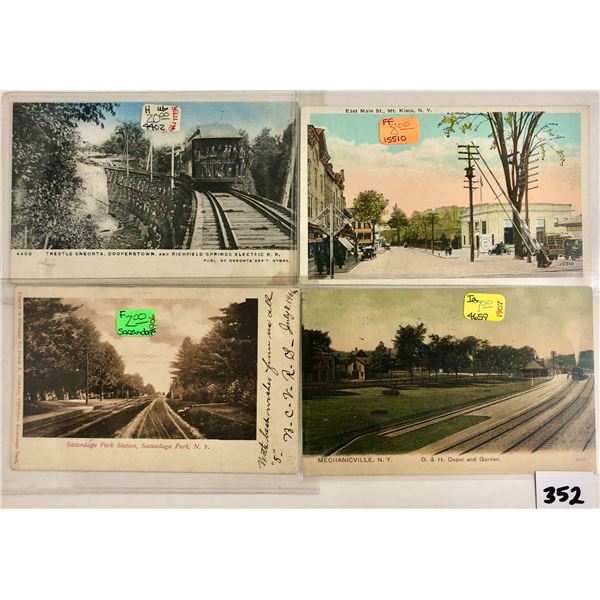 New York Railroad Depot Train Postcards 70