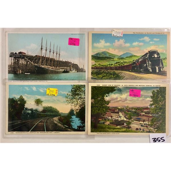Virginia Train Depot Railroad Postcards 20