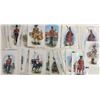 Image 3 : Group of 50+ British Uniforms Stadden Uniform Cards