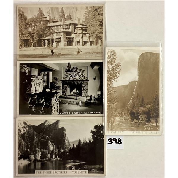 Real Photo Yosemite Postcards 35+