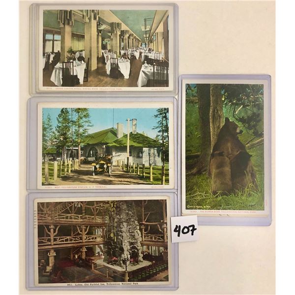 Yellowstone National Park Postcards 70+