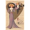 Image 1 : Winsch Valentine's Day Set of 6 Ladies with Angels/Fairy Postcards