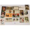 Image 2 : Misc. Holiday Greeting Postcards 30+