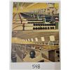 Image 1 : 2 Linen Sunset Bowling Alley Interior Postcards