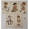 Image 2 : Signed Artist Gassaway Children Greeting Postcards 11