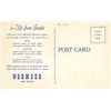Image 2 : Linen Advertising Santa Wormser Hat Store Postcard