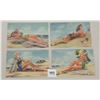 Image 2 : Linen Curteich Beach Babe Postcards 10