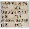 Image 2 : Group of 12 Series 1 & 2 Signed Artist Comic Multi View Postcards