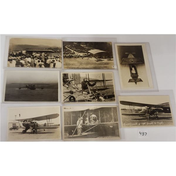 Real Photo Aviation Related Postcards 12