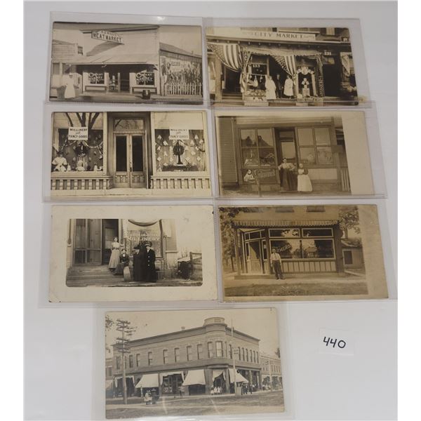 Real Photo Store Front Postcards 7