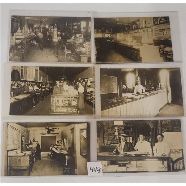 Real Photo Store Interior Postcards 10
