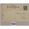 Image 2 : Halloween Pumpkin Chasing Children Holiday Greeting Postcard