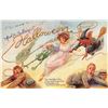 Image 1 : Halloween Nash Goblin & Witch Holiday Greeting Postcard