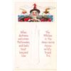 Image 1 : Nash Halloween Witch Holiday Greeting Postcard