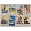Image 1 : Set of 8 Poster Art Style U.S. Marine Military Postcards