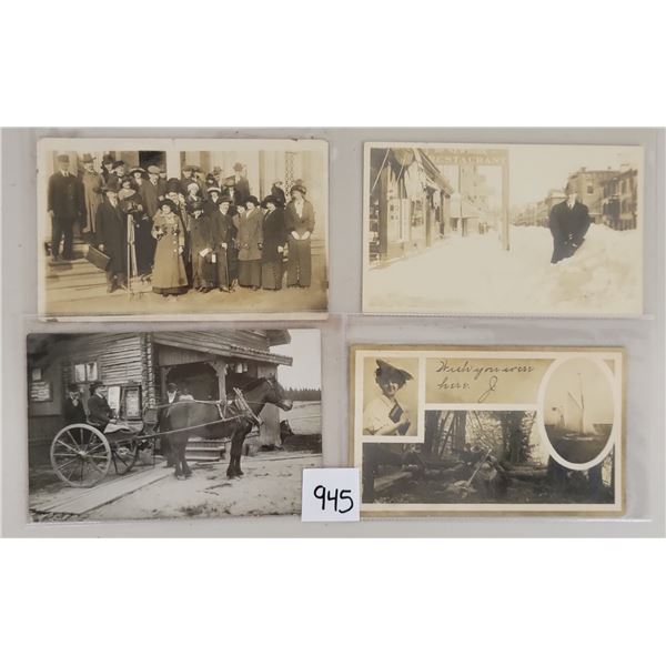Group of 8 Real Photo Postcards Of Cameras & Studios