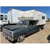 Image 1 : 1981 Dodge Ram 250 club cab w/ Bronco truck camper.  Truck body good shape. VIN 1B7J25P1BS189808