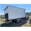 Image 4 : 2006 International 4200 cube van. VT365 engine. Approx 17ft box, bike, various parts. VIN 1HTMLAFM87