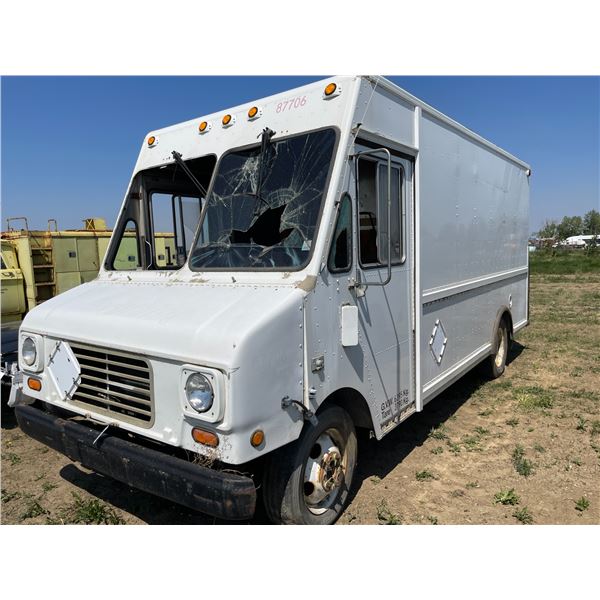 White cub van, good rear tires, sold for parts