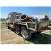 Image 6 : Military truck. Tires hold air. Box has tires, truck door, misc parts, sold for parts