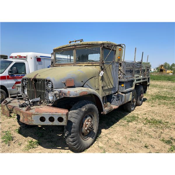 Military truck, sold for parts
