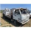 Image 3 : Hino diesel picker truck. Flat deck, trailer hitch, truck box, picker pieces.  VIN  JHBEB1539P1T1039