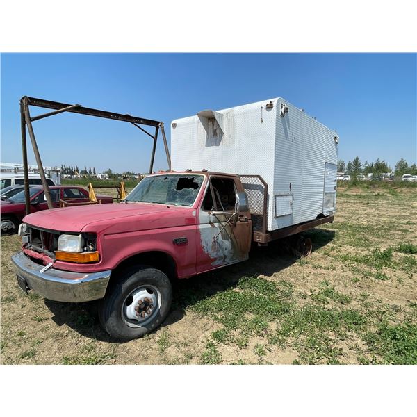 Ford 350 xl cube van. Box has various misc. , sold for parts