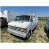 Image 1 : Dodge ram 350 van. Tires hold air. Various cables, hoses, and misc., sold for parts