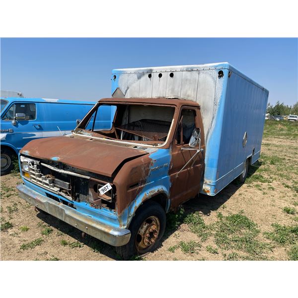Ford Econoline 350 cube van. Hoist, tires, misc., sold for parts