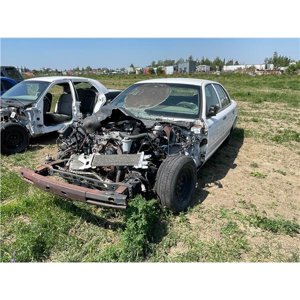 Ford police cruiser, sold for parts