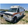Image 1 : 1997 Ford 350 Econoline ambulance. Diesel. VIN 1FDJS34F1VHB69902, sold for parts