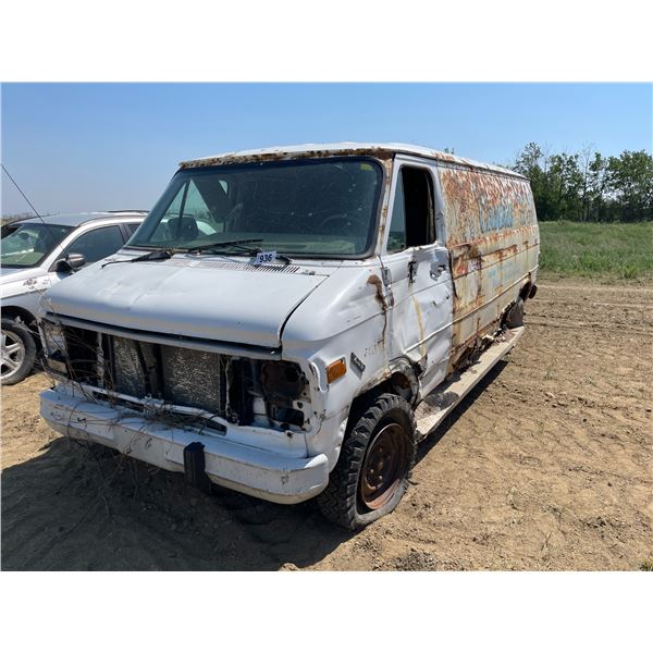 GMC van, sold for parts