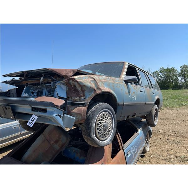 Chevy Cavalier station wagon, sold for parts