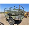 Image 6 : 2 wheel Army trailer. Engine, bumper grilles. SN#88-0746
