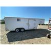 Image 4 : Argo enclosed G/neck trailer. Approx 19ft long, approx 6ft overhang gooseneck enclosed trailer. Tire