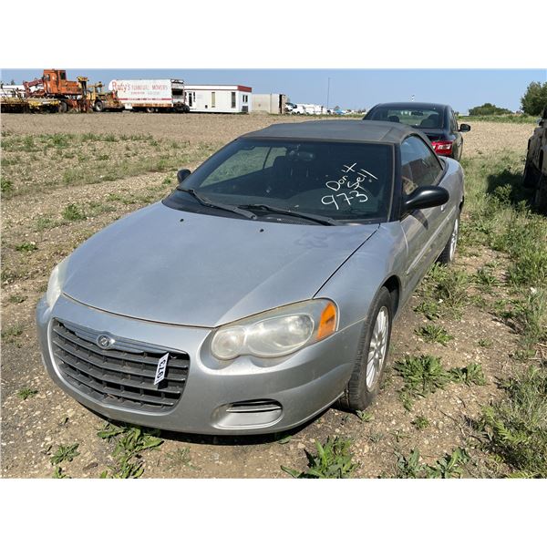 Chrysler Sebring 2dr car. Soft top. Clean interior, sold for parts