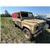 Image 3 : Military Landrover jeep. 2dr, tires hold air. Bins, various misc., sold for parts
